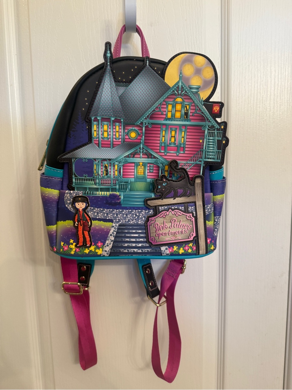 Loungefly Coraline Pink Palace mini backpack